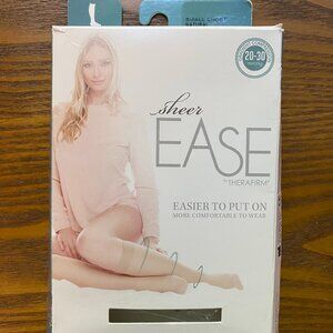 Sheerease by Therafirm Sheer Knee Highs Compression Socks, 20-30 mmHg